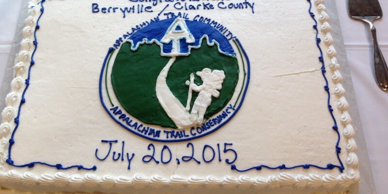 Cake to Celebrate the 39th Official Appalachian Trail Community!