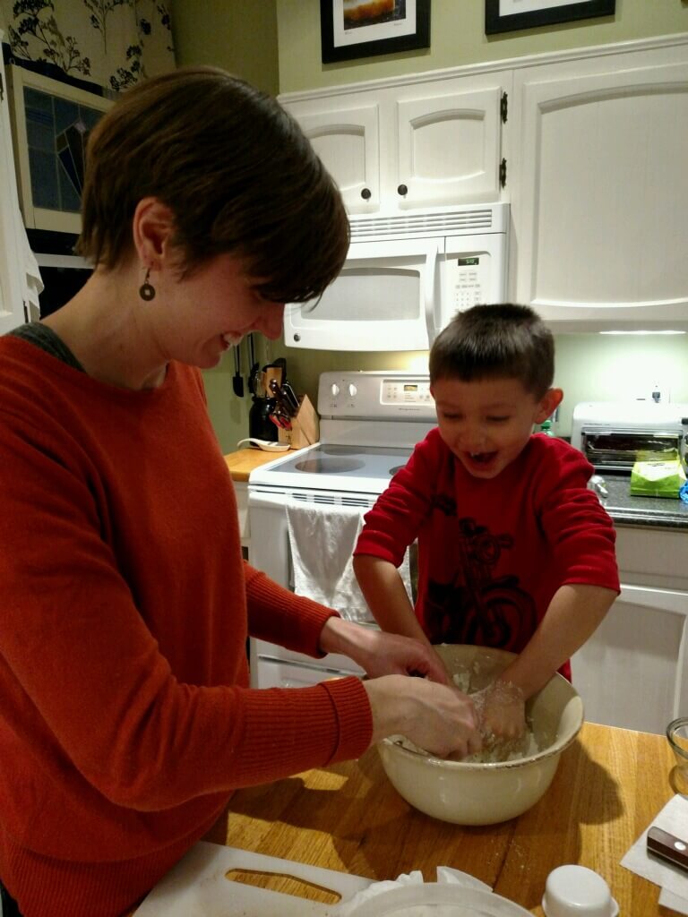 Pie making with my nephew!